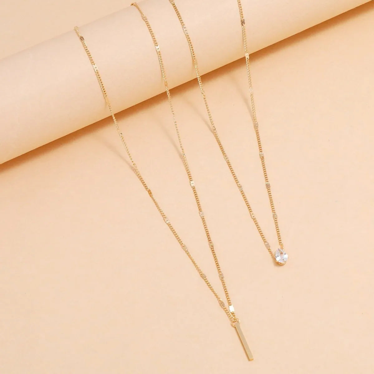 Heart & Star Glass Pendant Necklace