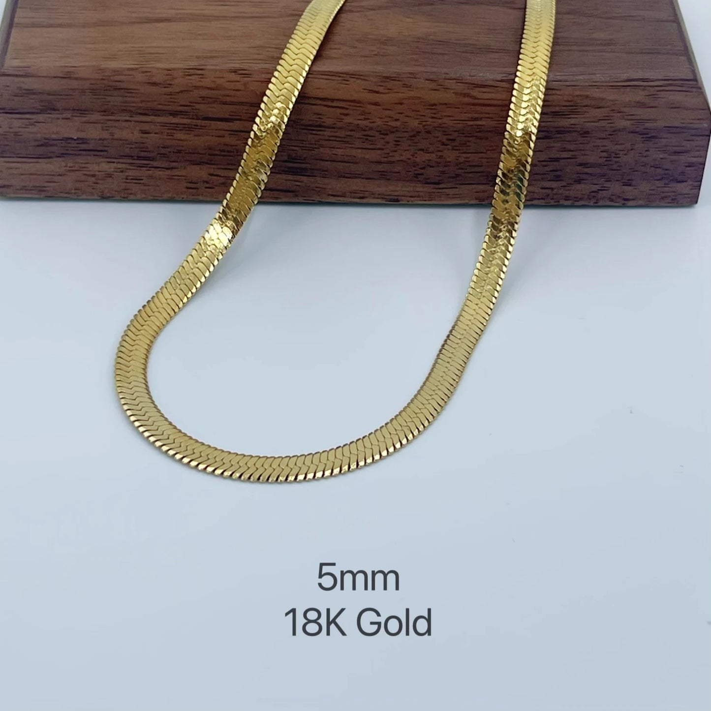 Gold Snake Chain Necklace