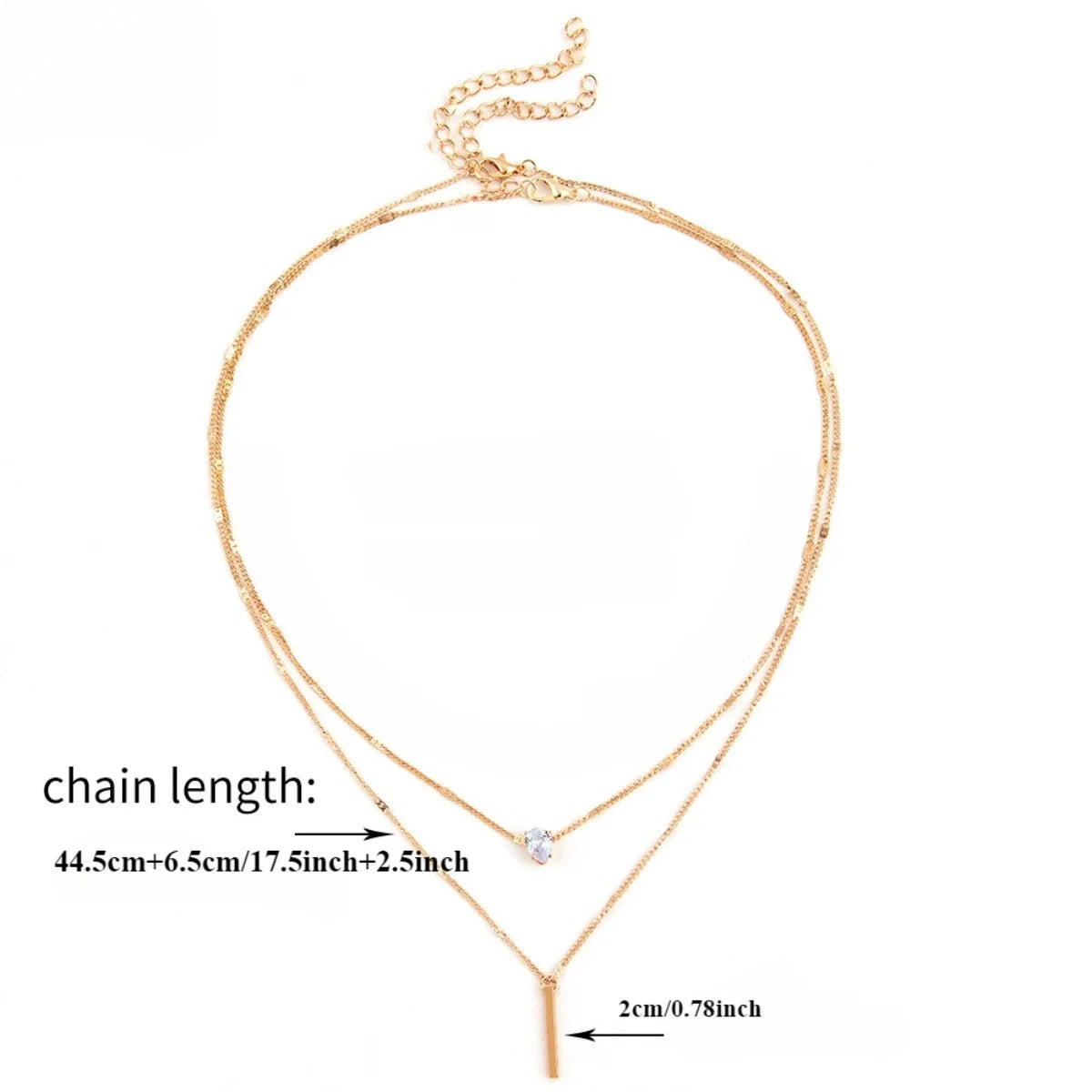 Heart & Star Glass Pendant Necklace