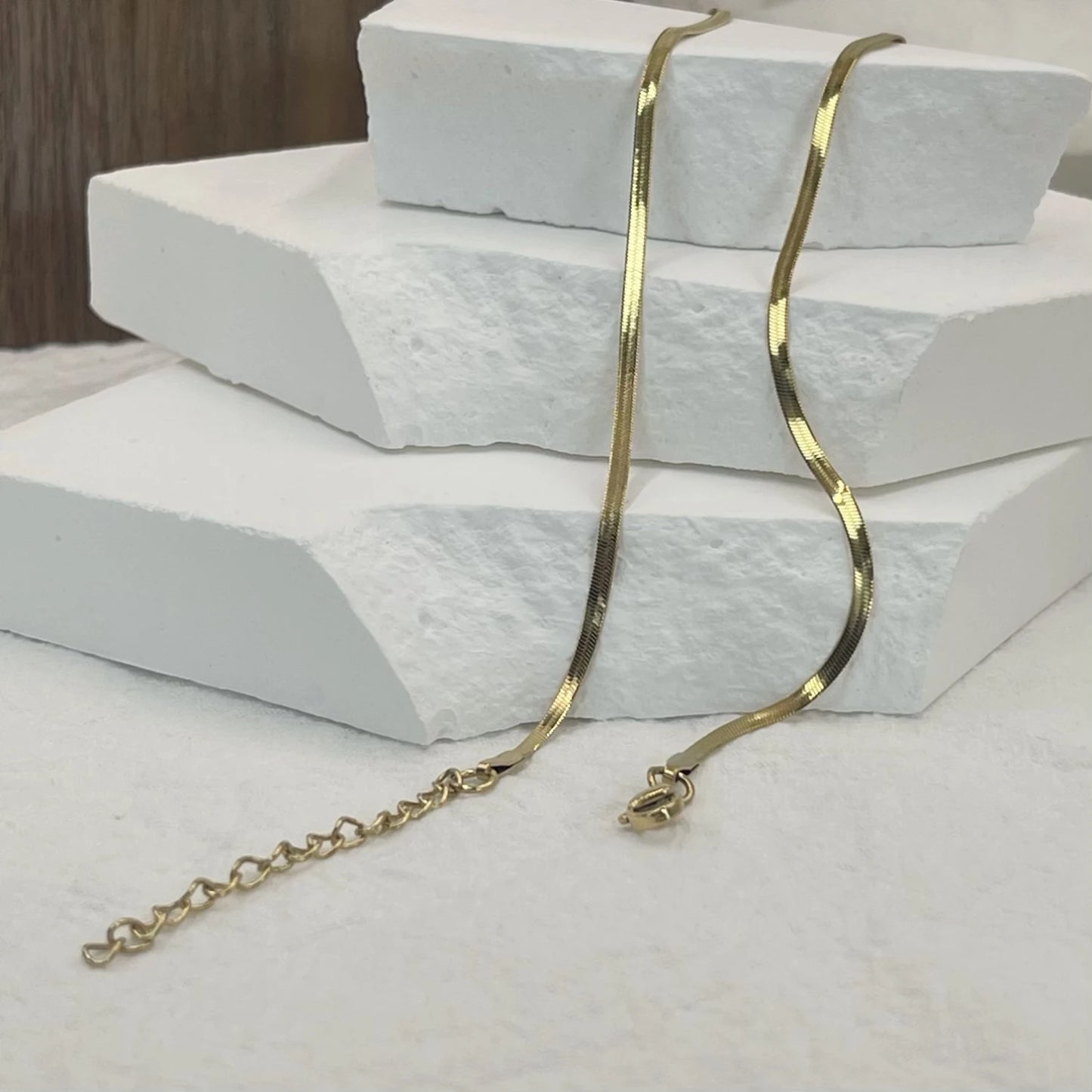 Gold Snake Chain Necklace
