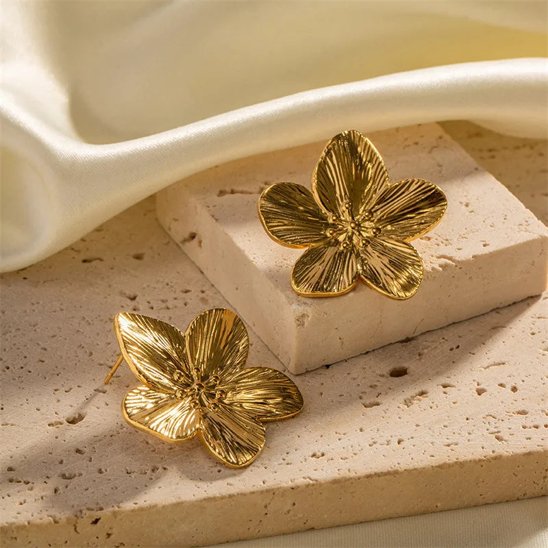 Women's Retro Floral Earrings – Stylish Party & Gift Jewelry