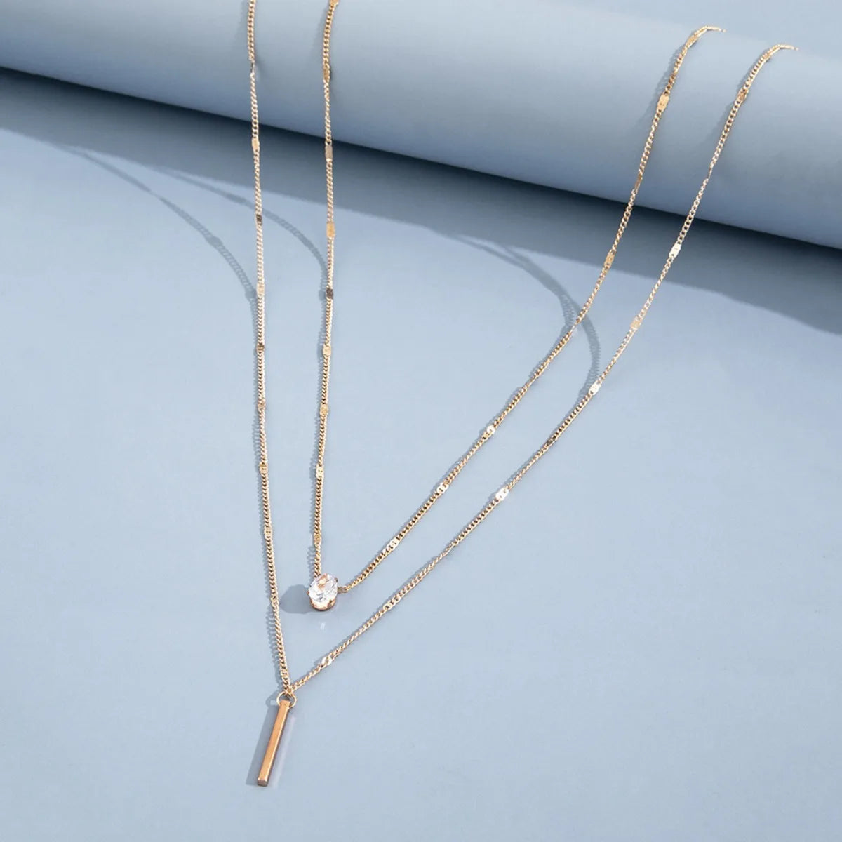 Heart & Star Glass Pendant Necklace