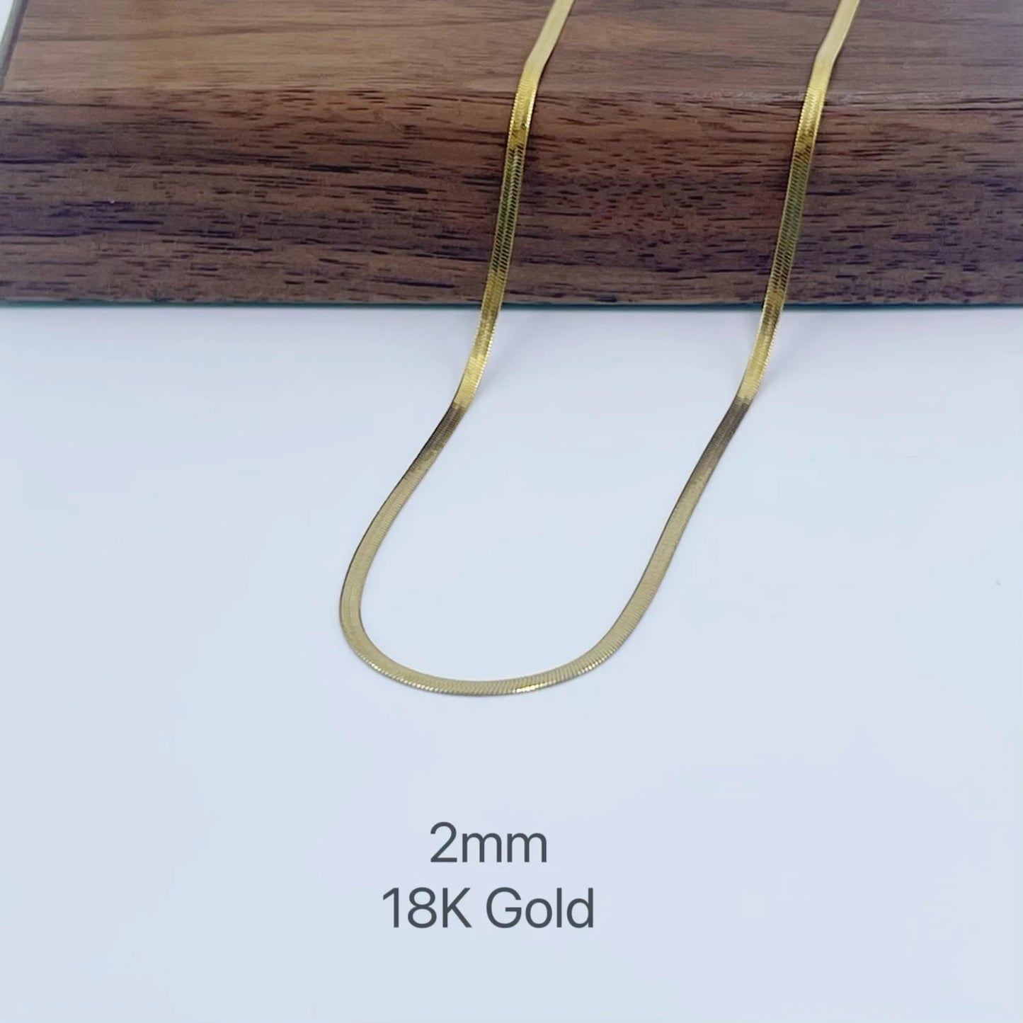 Gold Snake Chain Necklace