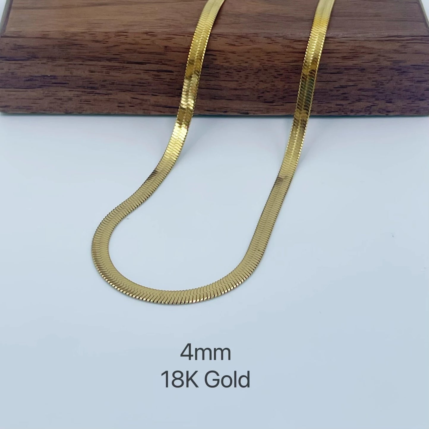 Gold Snake Chain Necklace
