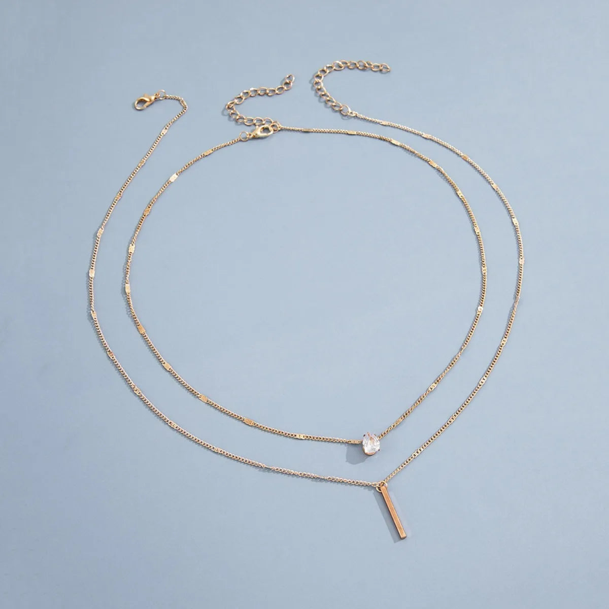 Heart & Star Glass Pendant Necklace