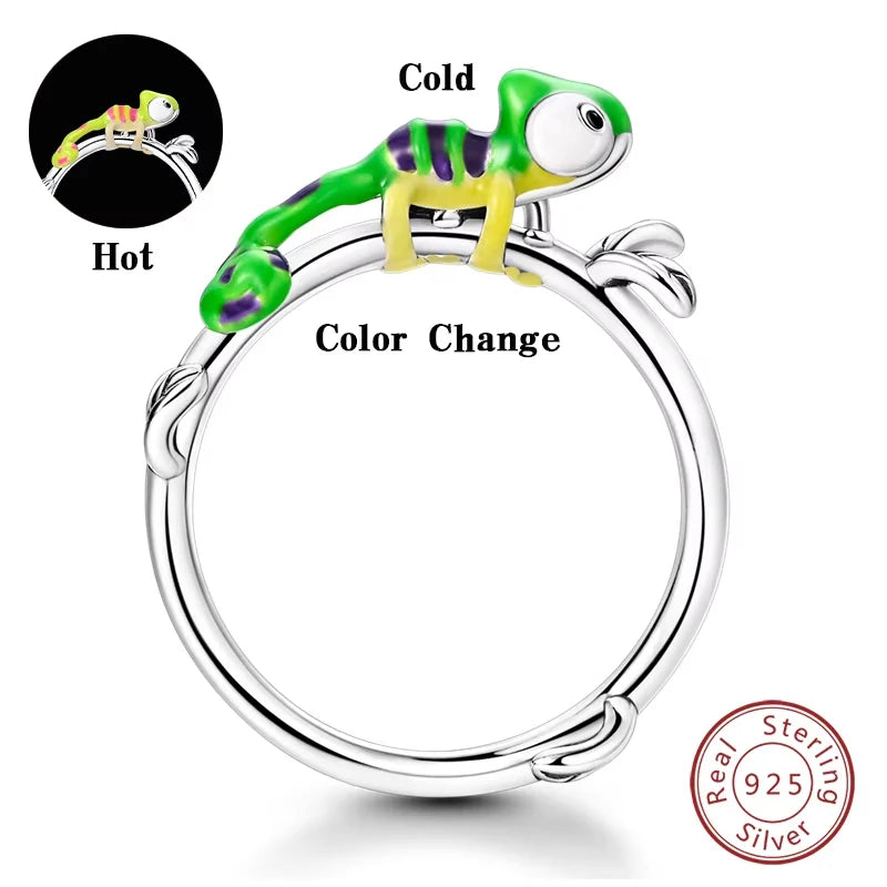Star Moon Colorful Zircon 925 Silver Ring