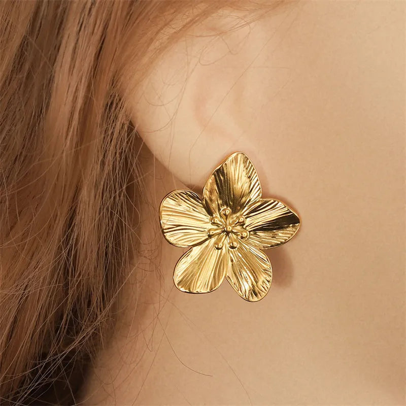Women's Retro Floral Earrings – Stylish Party & Gift Jewelry