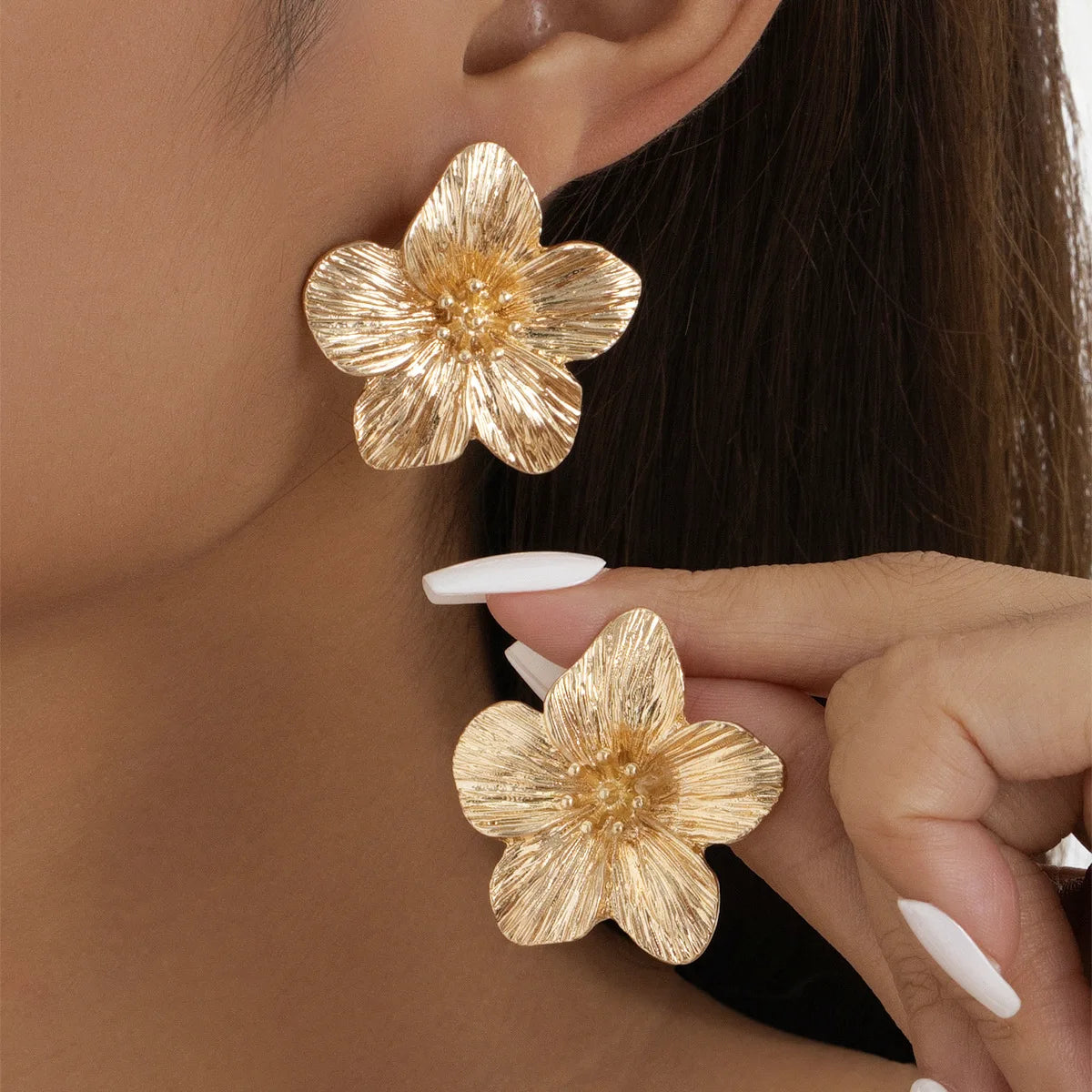 Women's Retro Floral Earrings – Stylish Party & Gift Jewelry