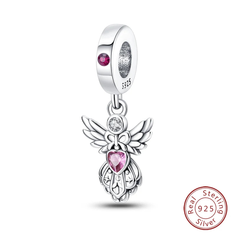 Blue Zircon Owl & Sea Animal Silver Charms