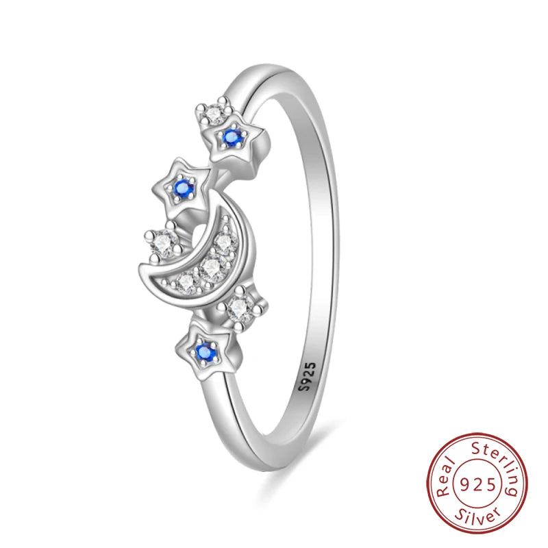 Romantic Pink Heart Snowflake 925 Ring