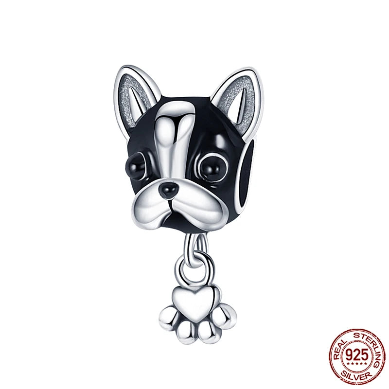 Blue Zircon Owl & Sea Animal Silver Charms
