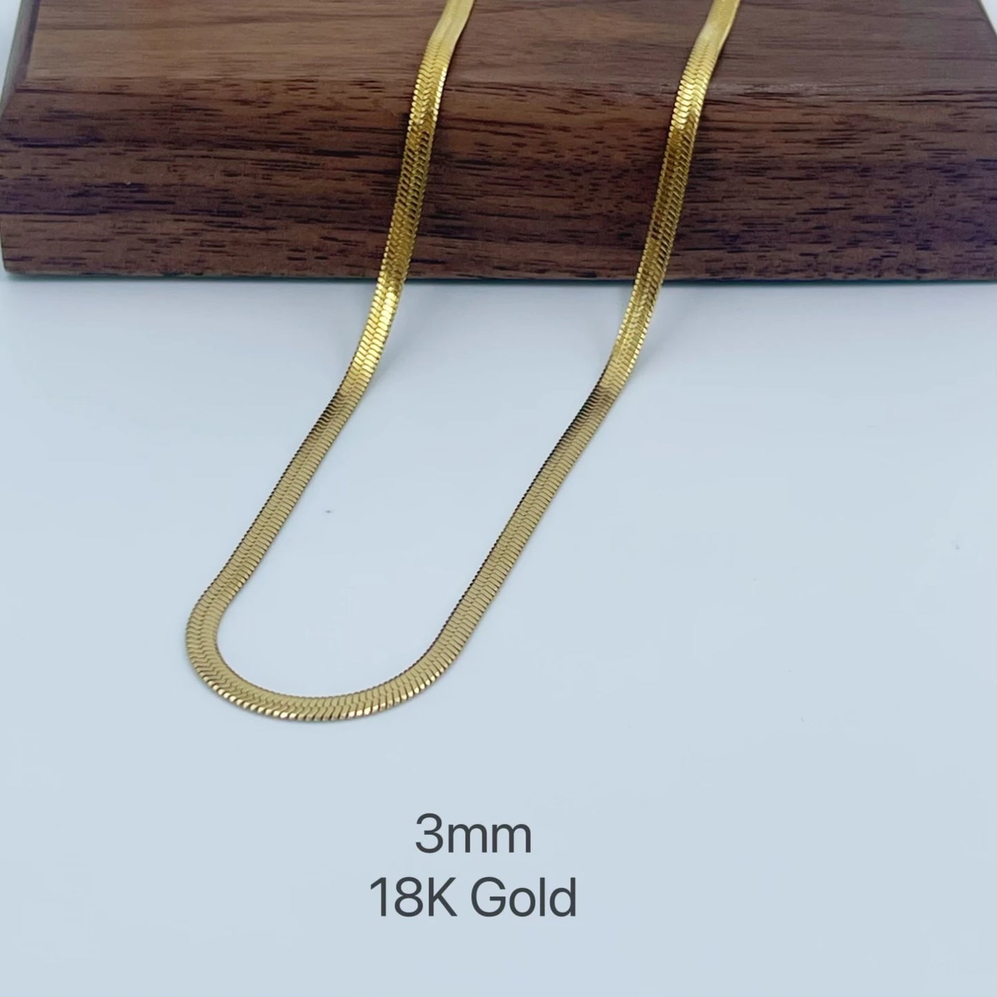Gold Snake Chain Necklace